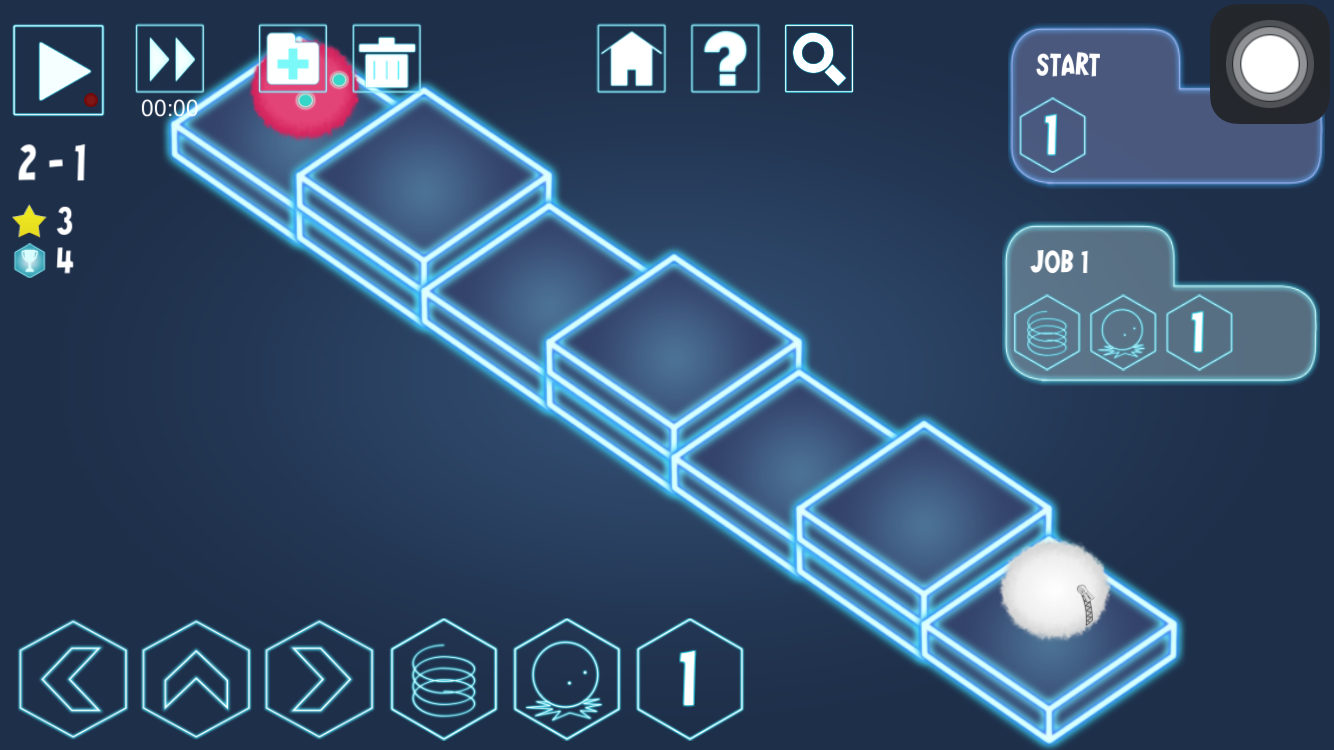 Level 2-1 攻略画面